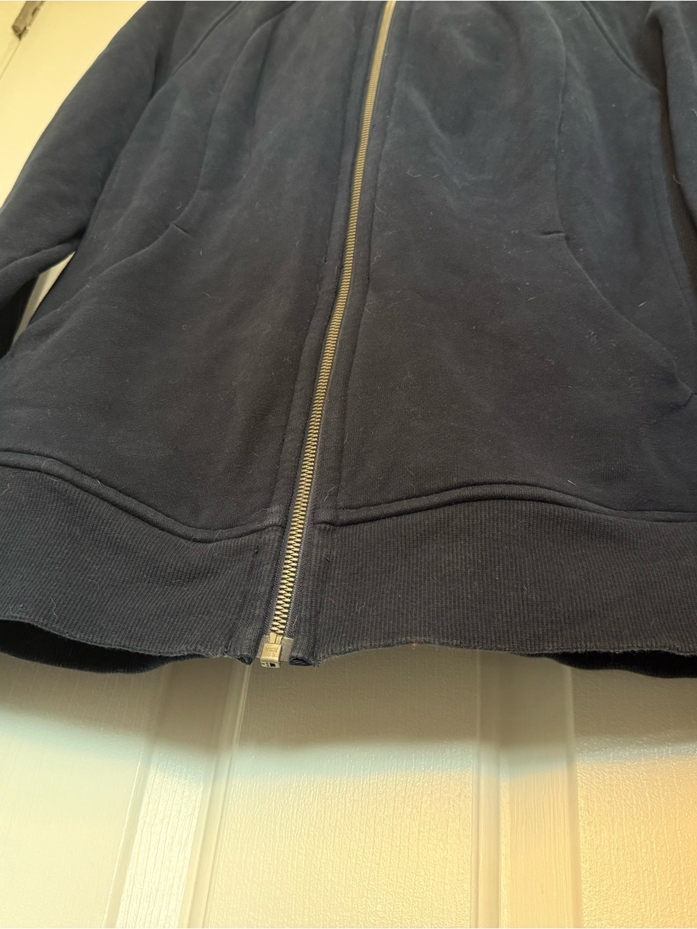 Lululemon Scuba Hoodie *Light Cotton Fleece - True Navy - Size 10 - Picture 7 of 13